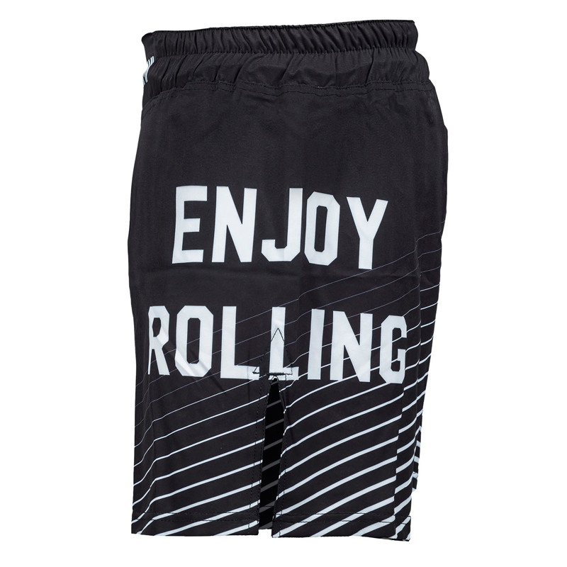 Okami big kanji Fightshorts -black/white